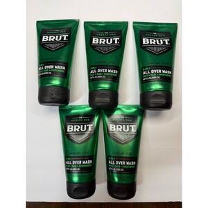 5 New BRUT The Modern Man Signature Scent 3-in-1 ALL OVER WASH 5 FL oz.